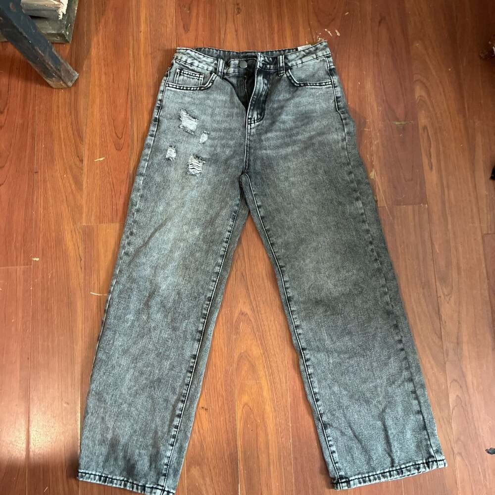 Empyre Tori Black Acid Wash Skate Jeans